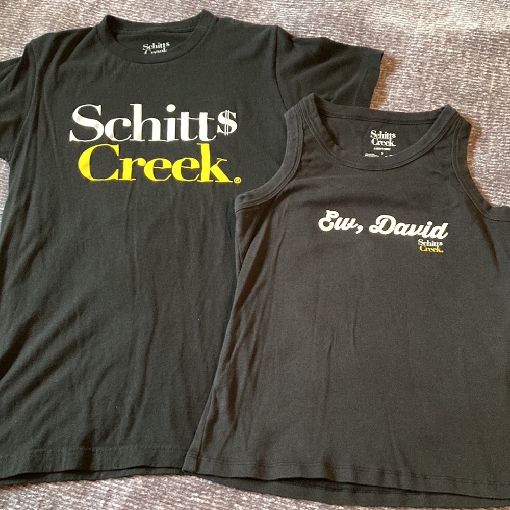 Schitt$ Creek T-Shirt & Tank Top 2-Pack Bundle Schitt’s Creek